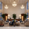 BP11050.5.0 | Kravet - Hotel Lobby Visualization (AI-generated, may not be to scale. Verify pattern scale with product specifications.)