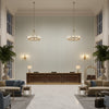 BP11051.615.0 | Kravet - Hotel Lobby Visualization (AI-generated, may not be to scale. Verify pattern scale with product specifications.)