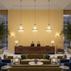 BP11051.814.0 | Kravet - Hotel Lobby Visualization (AI-generated, may not be to scale. Verify pattern scale with product specifications.)
