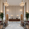 BP11054.1.0 | Kravet - Hotel Lobby Visualization (AI-generated, may not be to scale. Verify pattern scale with product specifications.)