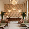 BP11058.2.0 | Kravet - Hotel Lobby Visualization (AI-generated, may not be to scale. Verify pattern scale with product specifications.)