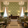 BR-700020.3033.0 | Kravet - Hotel Lobby Visualization (AI-generated, may not be to scale. Verify pattern scale with product specifications.)