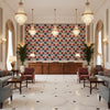 BR-700020.5019.0 | Kravet - Hotel Lobby Visualization (AI-generated, may not be to scale. Verify pattern scale with product specifications.)