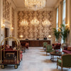 BR-79657.222.0 | Kravet - Hotel Lobby Visualization (AI-generated, may not be to scale. Verify pattern scale with product specifications.)