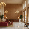 BR-800041.M13.0 | Kravet - Hotel Lobby Visualization (AI-generated, may not be to scale. Verify pattern scale with product specifications.)