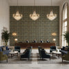 BR-800041.M22.0 | Kravet - Hotel Lobby Visualization (AI-generated, may not be to scale. Verify pattern scale with product specifications.)