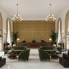 BR-800041.M48.0 | Kravet - Hotel Lobby Visualization (AI-generated, may not be to scale. Verify pattern scale with product specifications.)