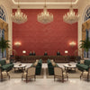 BR-800045.121.0 | Kravet - Hotel Lobby Visualization (AI-generated, may not be to scale. Verify pattern scale with product specifications.)