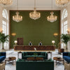 BR-800045.434.0 | Kravet - Hotel Lobby Visualization (AI-generated, may not be to scale. Verify pattern scale with product specifications.)