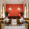 BR-81035.119.0 | Kravet - Hotel Lobby Visualization (AI-generated, may not be to scale. Verify pattern scale with product specifications.)