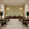 BR-81035.311.0 | Kravet - Hotel Lobby Visualization (AI-generated, may not be to scale. Verify pattern scale with product specifications.)