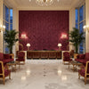 BR-81035.909.0 | Kravet - Hotel Lobby Visualization (AI-generated, may not be to scale. Verify pattern scale with product specifications.)
