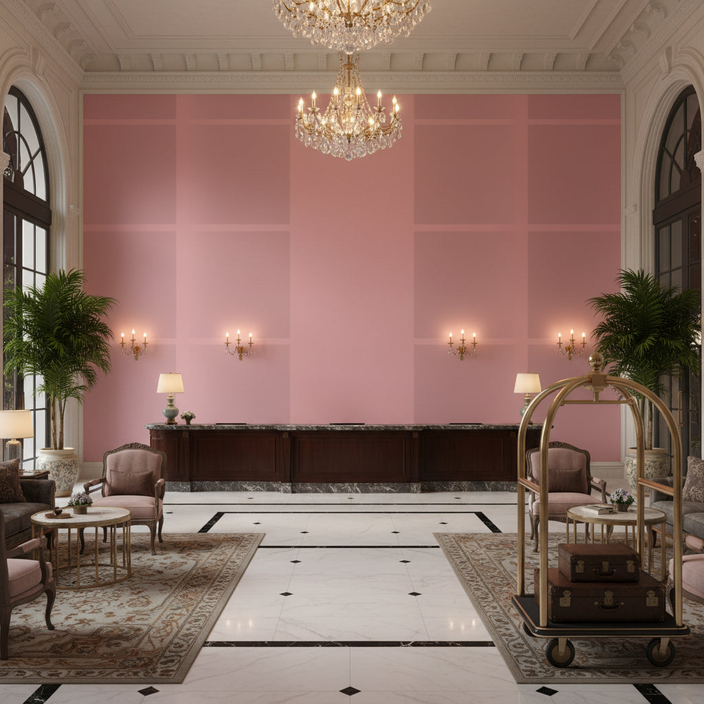 BR-81079.CCC.0 | Kravet - Hotel Lobby Visualization (AI-generated, may not be to scale. Verify pattern scale with product specifications.)