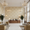 BR-81079.H.0 | Kravet - Hotel Lobby Visualization (AI-generated, may not be to scale. Verify pattern scale with product specifications.)