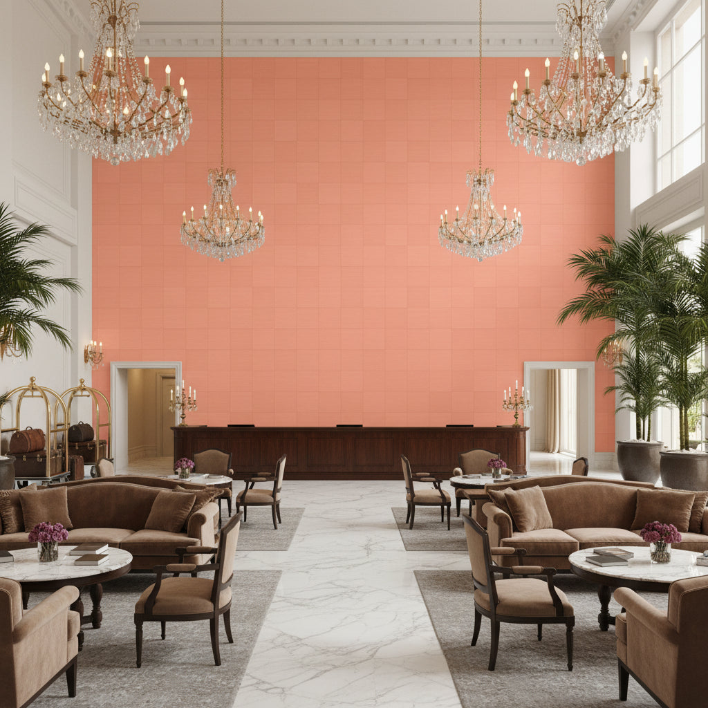 BR-81079.I.0 | Kravet - Hotel Lobby Visualization (AI-generated, may not be to scale. Verify pattern scale with product specifications.)