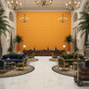 BR-81079.WW.0 | Kravet - Hotel Lobby Visualization (AI-generated, may not be to scale. Verify pattern scale with product specifications.)