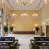 BR-81081.063.0 | Kravet - Hotel Lobby Visualization (AI-generated, may not be to scale. Verify pattern scale with product specifications.)