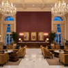 BR-81081.767.0 | Kravet - Hotel Lobby Visualization (AI-generated, may not be to scale. Verify pattern scale with product specifications.)