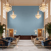 BR-81081.LLK.0 | Kravet - Hotel Lobby Visualization (AI-generated, may not be to scale. Verify pattern scale with product specifications.)