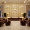 BR-81081.PPA.0 | Kravet - Hotel Lobby Visualization (AI-generated, may not be to scale. Verify pattern scale with product specifications.)