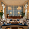 BR-89149.55.0 | Kravet - Hotel Lobby Visualization (AI-generated, may not be to scale. Verify pattern scale with product specifications.)