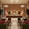 BR-89354.129.0 | Kravet - Hotel Lobby Visualization (AI-generated, may not be to scale. Verify pattern scale with product specifications.)