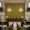 BR-89474.432.0 | Kravet - Hotel Lobby Visualization (AI-generated, may not be to scale. Verify pattern scale with product specifications.)