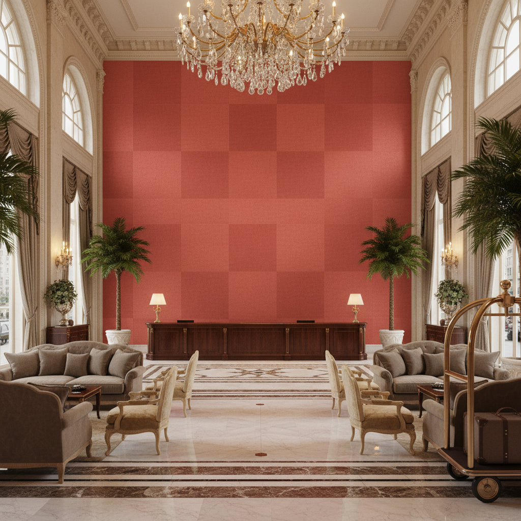 BR-89778.120.0 | Kravet - Hotel Lobby Visualization (AI-generated, may not be to scale. Verify pattern scale with product specifications.)