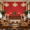BR-89778.154.0 | Kravet - Hotel Lobby Visualization (AI-generated, may not be to scale. Verify pattern scale with product specifications.)