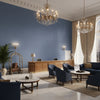 BR-89778.234.0 | Kravet - Hotel Lobby Visualization (AI-generated, may not be to scale. Verify pattern scale with product specifications.)