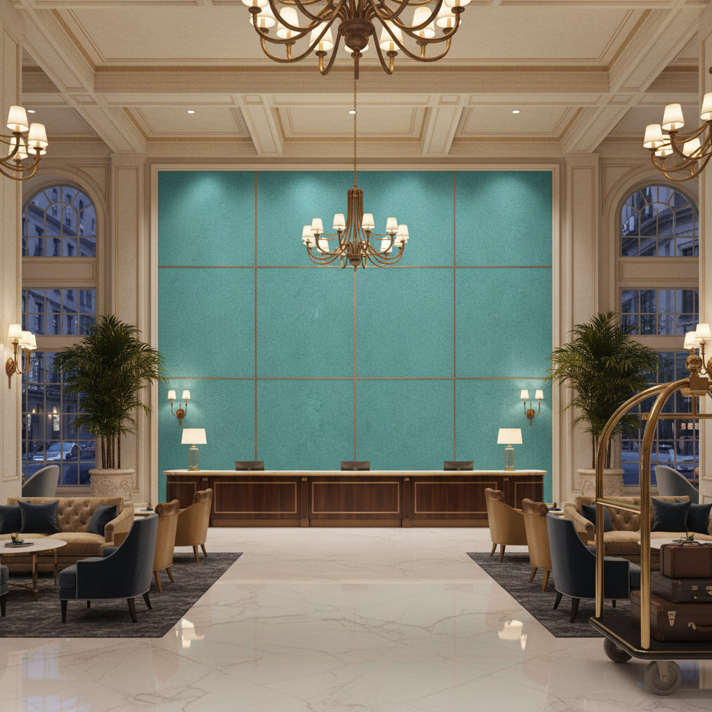 BR-89778.249.0 | Kravet - Hotel Lobby Visualization (AI-generated, may not be to scale. Verify pattern scale with product specifications.)