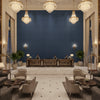 BR-89778.282.0 | Kravet - Hotel Lobby Visualization (AI-generated, may not be to scale. Verify pattern scale with product specifications.)