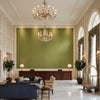 BR-89778.432.0 | Kravet - Hotel Lobby Visualization (AI-generated, may not be to scale. Verify pattern scale with product specifications.)