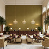 BR-89778.458.0 | Kravet - Hotel Lobby Visualization (AI-generated, may not be to scale. Verify pattern scale with product specifications.)