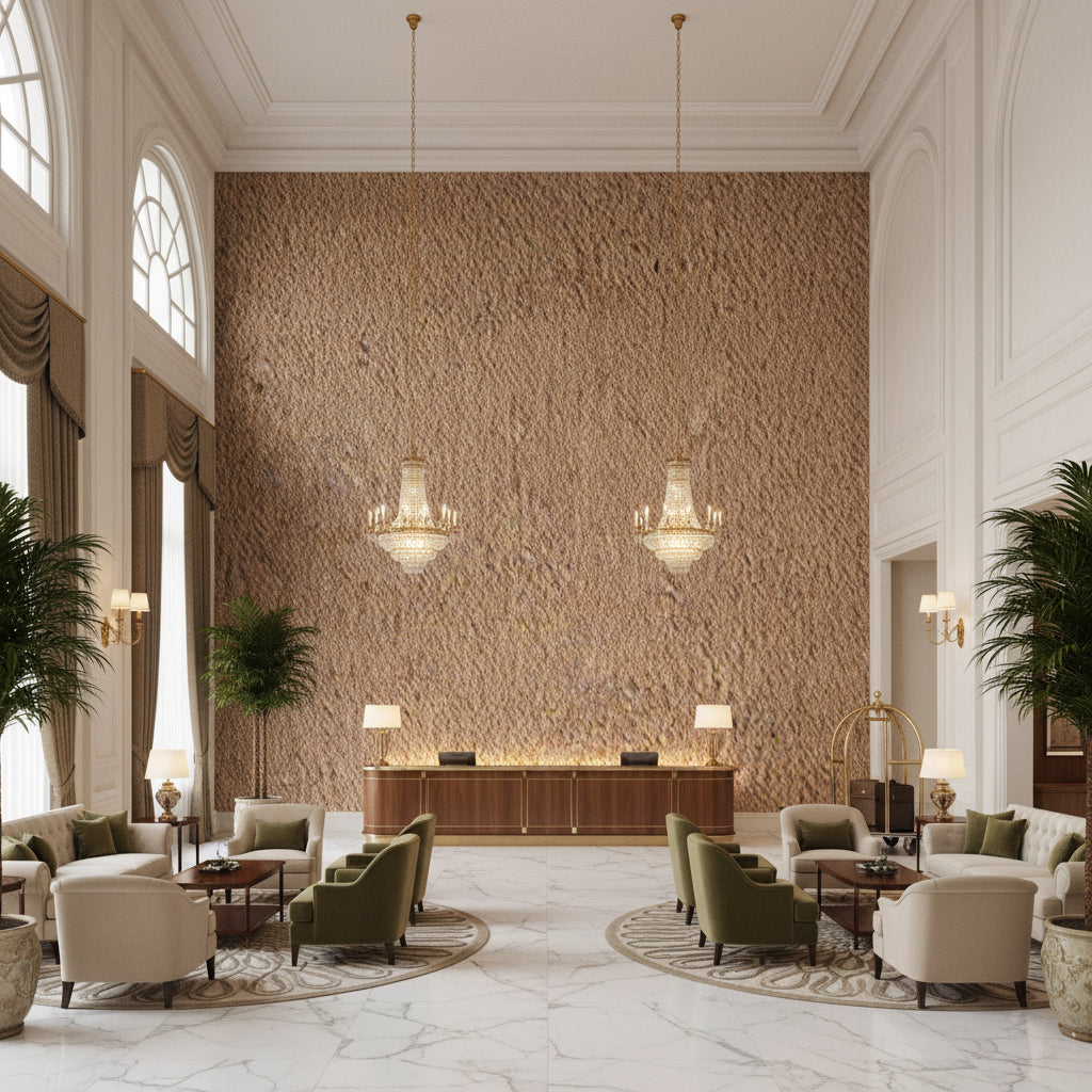 BR-89778.800.0 | Kravet - Hotel Lobby Visualization (AI-generated, may not be to scale. Verify pattern scale with product specifications.)