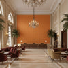 BR-89778.830.0 | Kravet - Hotel Lobby Visualization (AI-generated, may not be to scale. Verify pattern scale with product specifications.)