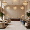 BR-89778.925.0 | Kravet - Hotel Lobby Visualization (AI-generated, may not be to scale. Verify pattern scale with product specifications.)