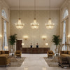 GWF-3036.16.0 | Kravet - Hotel Lobby Visualization (AI-generated, may not be to scale. Verify pattern scale with product specifications.)