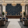 GWF-3104.511.0 | Kravet - Hotel Lobby Visualization (AI-generated, may not be to scale. Verify pattern scale with product specifications.)