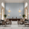 GWF-3526.15.0 | Kravet - Hotel Lobby Visualization (AI-generated, may not be to scale. Verify pattern scale with product specifications.)