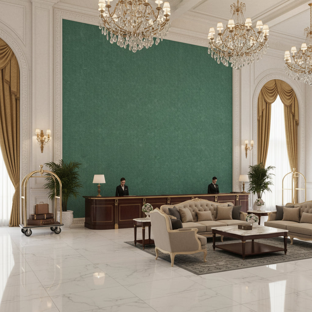 GWF-3526.30.0 | Kravet - Hotel Lobby Visualization (AI-generated, may not be to scale. Verify pattern scale with product specifications.)