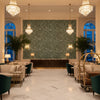 GWF-3530.151.0 | Kravet - Hotel Lobby Visualization (AI-generated, may not be to scale. Verify pattern scale with product specifications.)