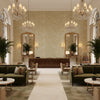 GWF-3530.16.0 | Kravet - Hotel Lobby Visualization (AI-generated, may not be to scale. Verify pattern scale with product specifications.)