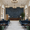 GWF-3530.505.0 | Kravet - Hotel Lobby Visualization (AI-generated, may not be to scale. Verify pattern scale with product specifications.)