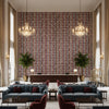 GWF-3709.1011.0 | Kravet - Hotel Lobby Visualization (AI-generated, may not be to scale. Verify pattern scale with product specifications.)