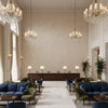 GWF-3733.18.0 | Kravet - Hotel Lobby Visualization (AI-generated, may not be to scale. Verify pattern scale with product specifications.)