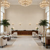GWF-3744.116.0 | Kravet - Hotel Lobby Visualization (AI-generated, may not be to scale. Verify pattern scale with product specifications.)