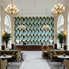GWF-3752.115.0 | Kravet - Hotel Lobby Visualization (AI-generated, may not be to scale. Verify pattern scale with product specifications.)