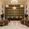 GWF-3752.376.0 | Kravet - Hotel Lobby Visualization (AI-generated, may not be to scale. Verify pattern scale with product specifications.)