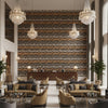 GWF-3755.811.0 | Kravet - Hotel Lobby Visualization (AI-generated, may not be to scale. Verify pattern scale with product specifications.)